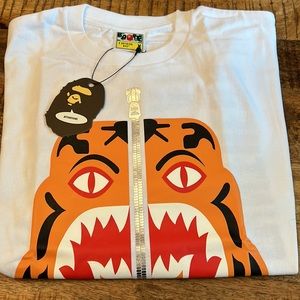 RARE Bape Funthera Militia Tiger Tee